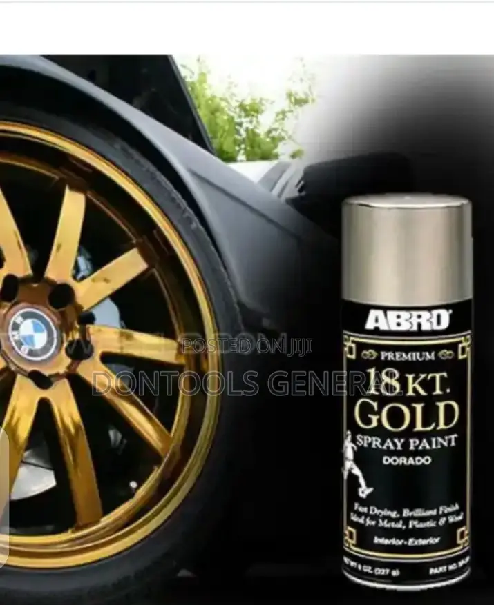 Made In USA Abro Spray Paint 18 KT Gold