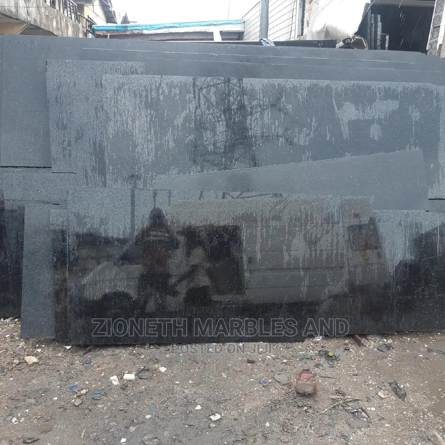 Quality Black Galazy Marble/Granite Slab