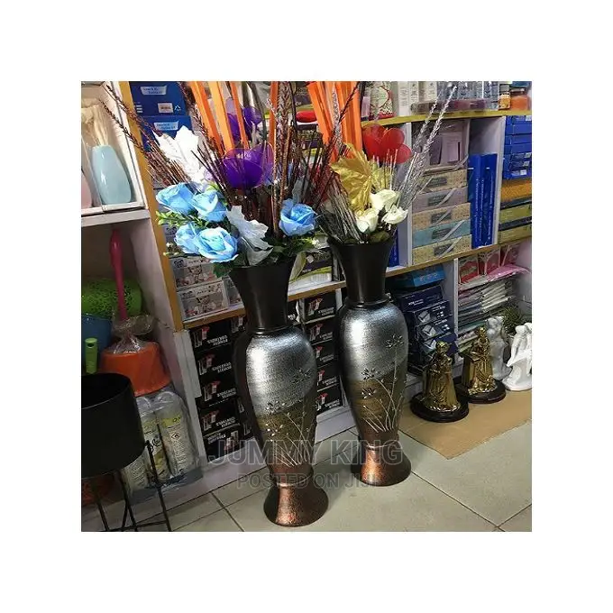 Polished Wood Flower Vase Large Size