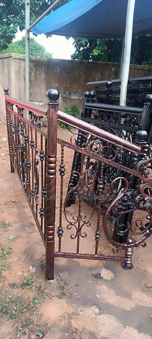 Rot Iron and Stainless Handrails