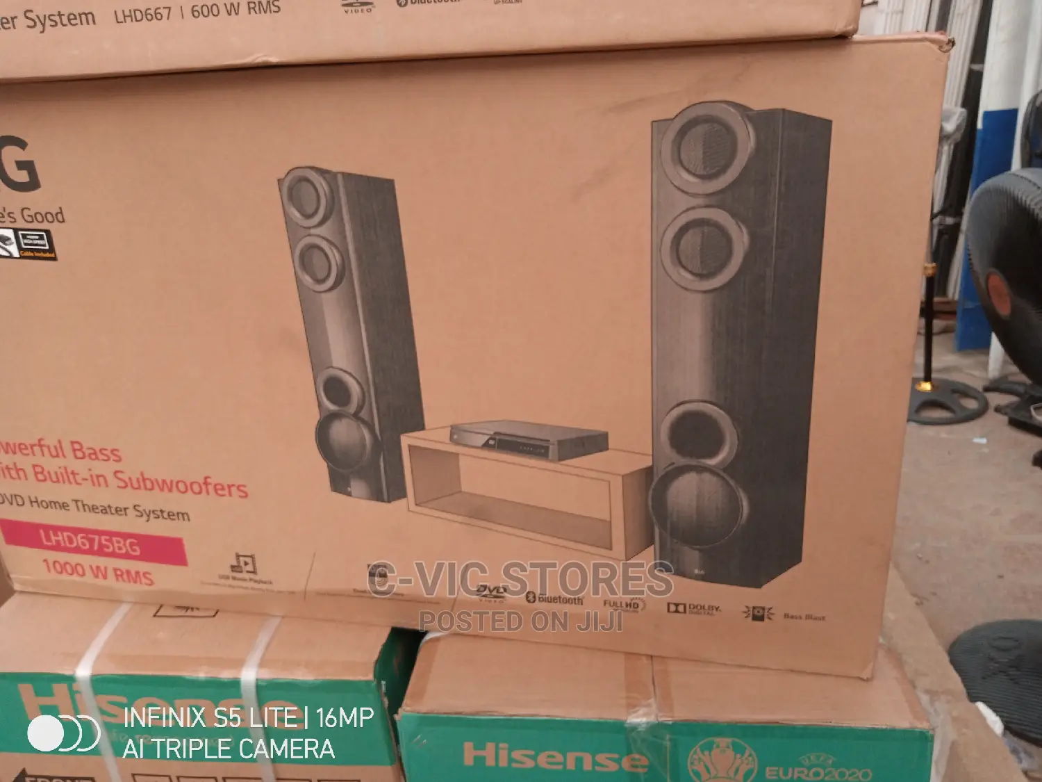 Lg Aud 675 LHD 5.1 Channels Bluetooth Home Theater System