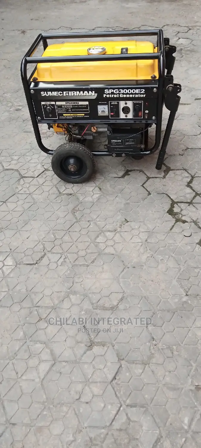 Almost New 2.8KVA SUMEC FIRMAN Spg3000e2 Key-Starter Gen Set