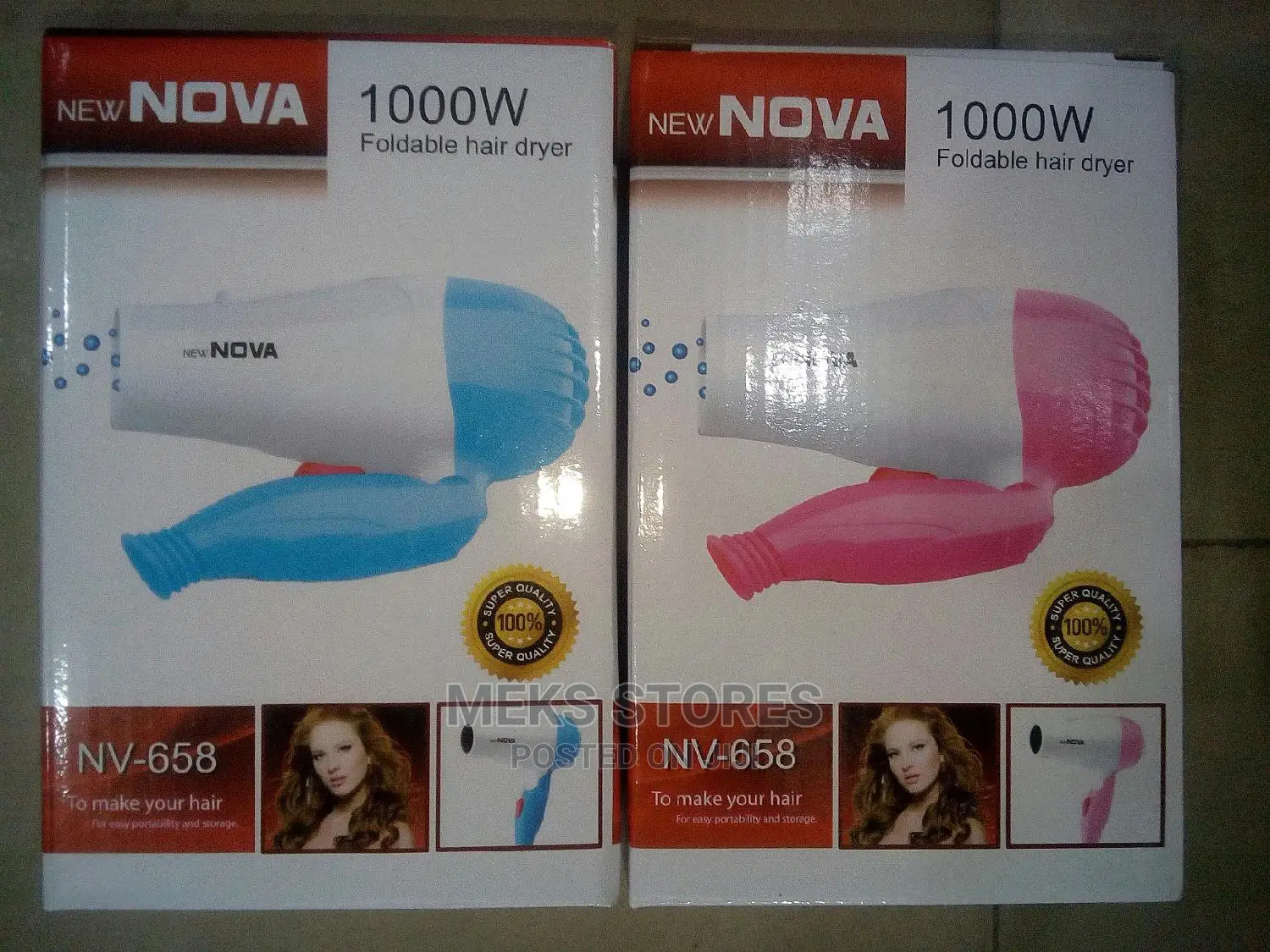 Nova Hair Dryer 1000watts