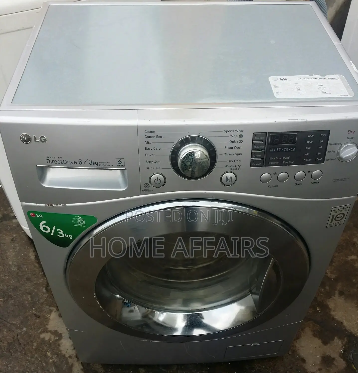 Lg 6kg Direct Drive Wash and Dry Washing Machine +(Delivery)