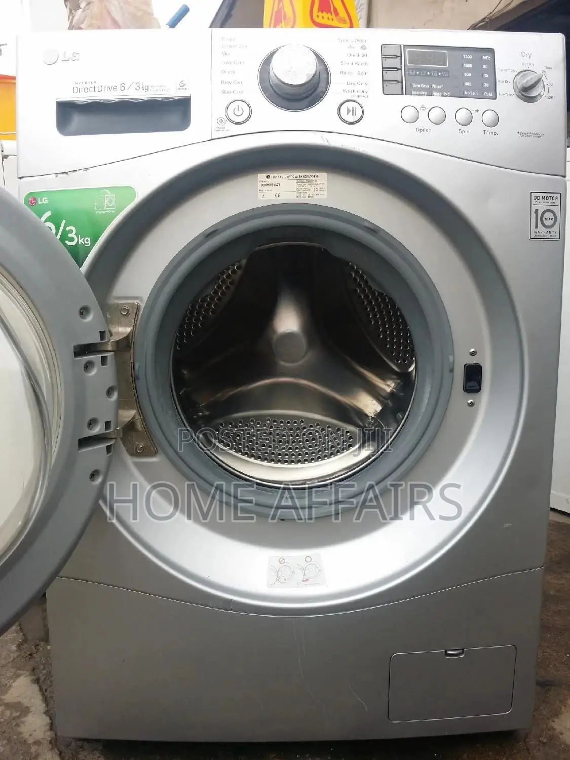 Lg 6kg Direct Drive Wash and Dry Washing Machine +(Delivery)
