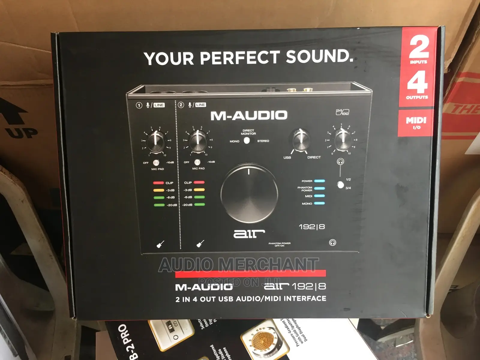 M-Audio Air 192/8 2 in 4 Out Sound Card