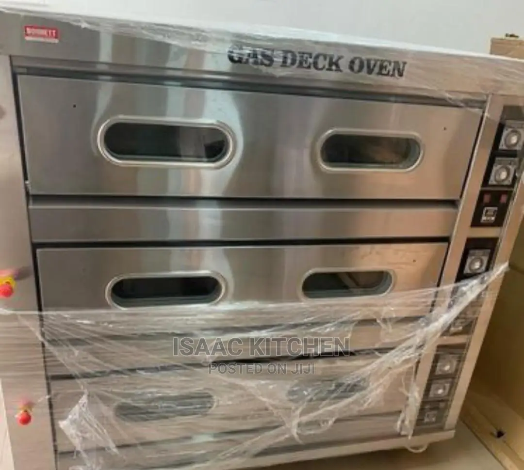3 Decker 9 Trays Gas Oven