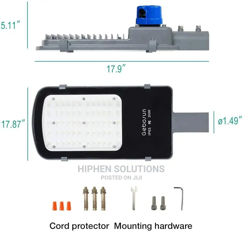 LED Solar-Powered Outdoor Security Light With Motion Sensor