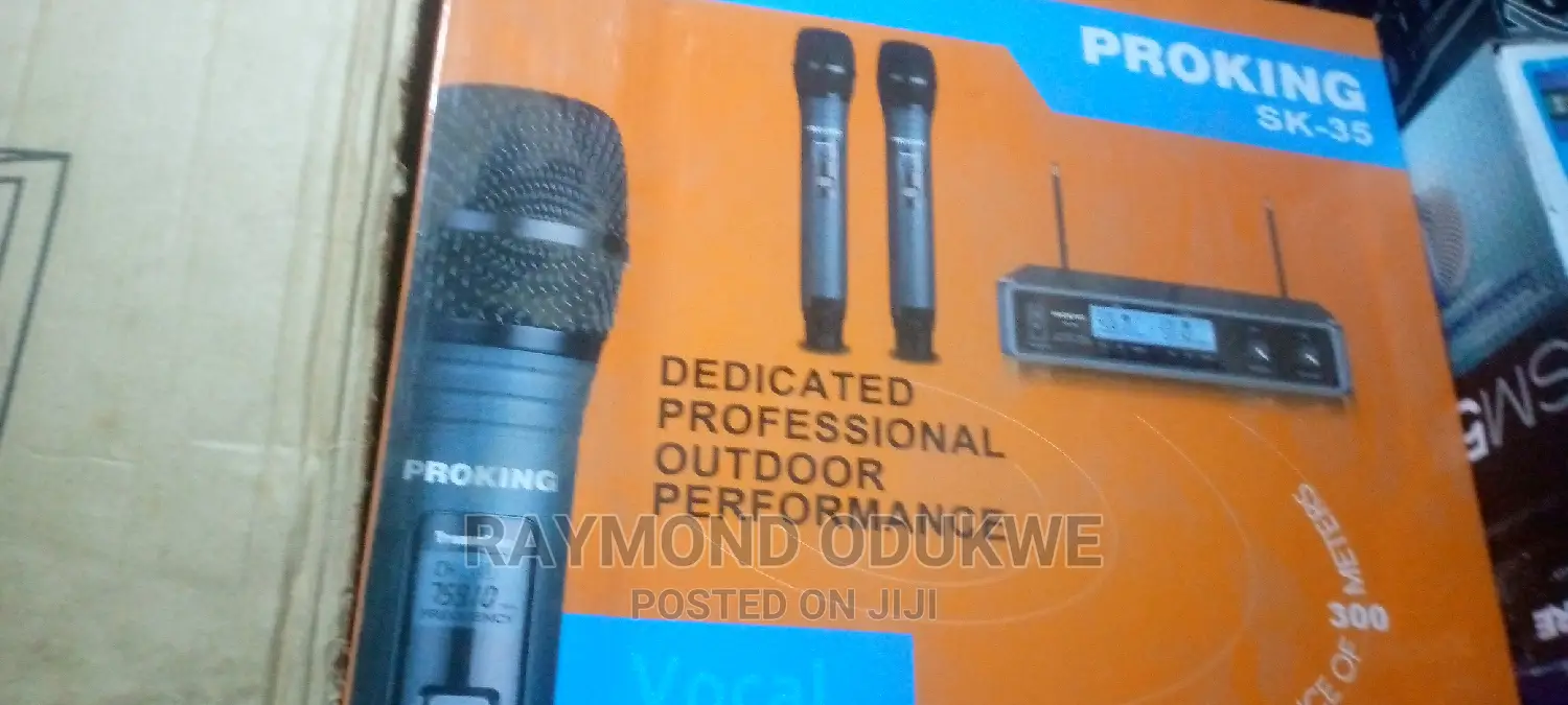 Professional Proking Double Wireless Microphones