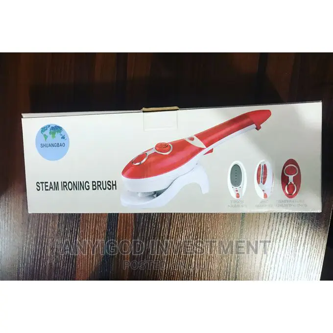 Durable Steam Ironing Brush Red