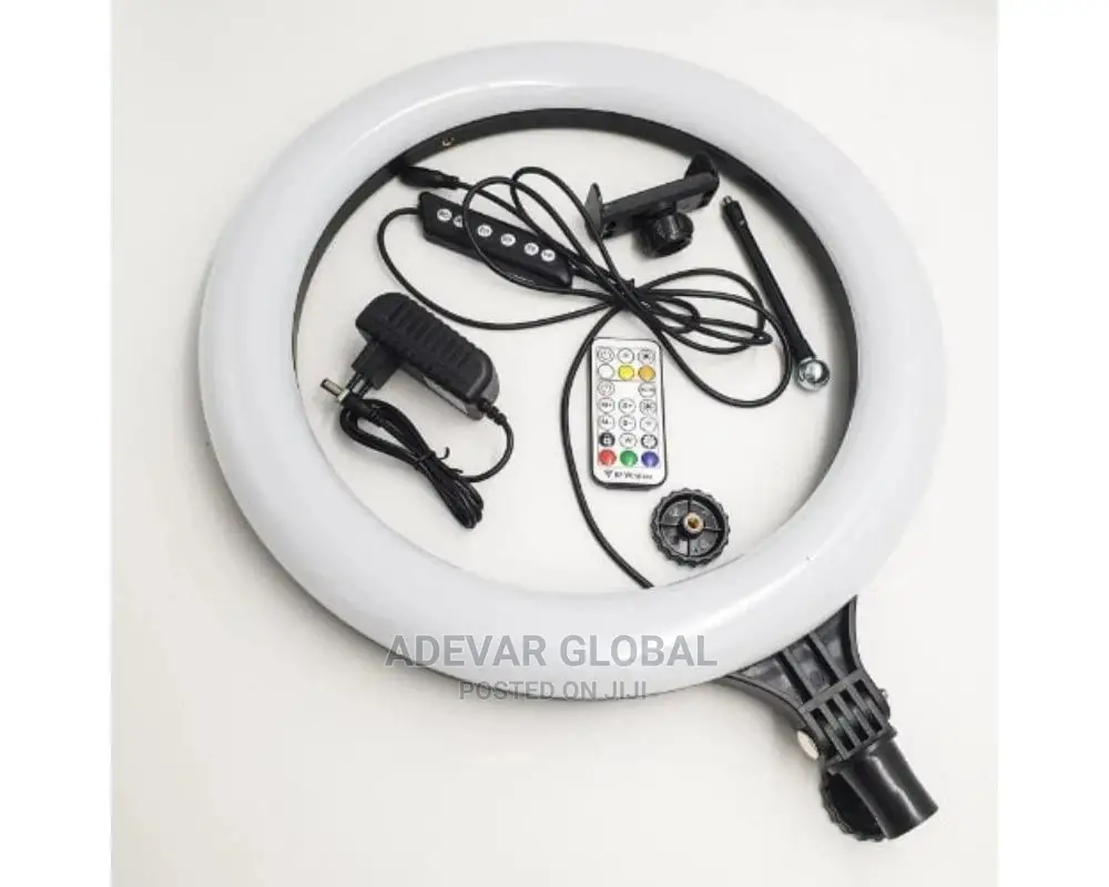 14 Inches RGB Ringlight, Remote, Phone Holder, Tripod Stand