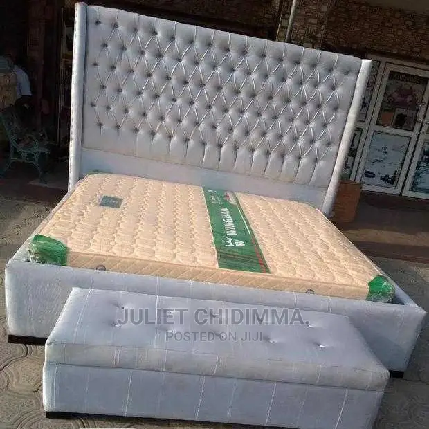 6X6 Padded Bed Frame