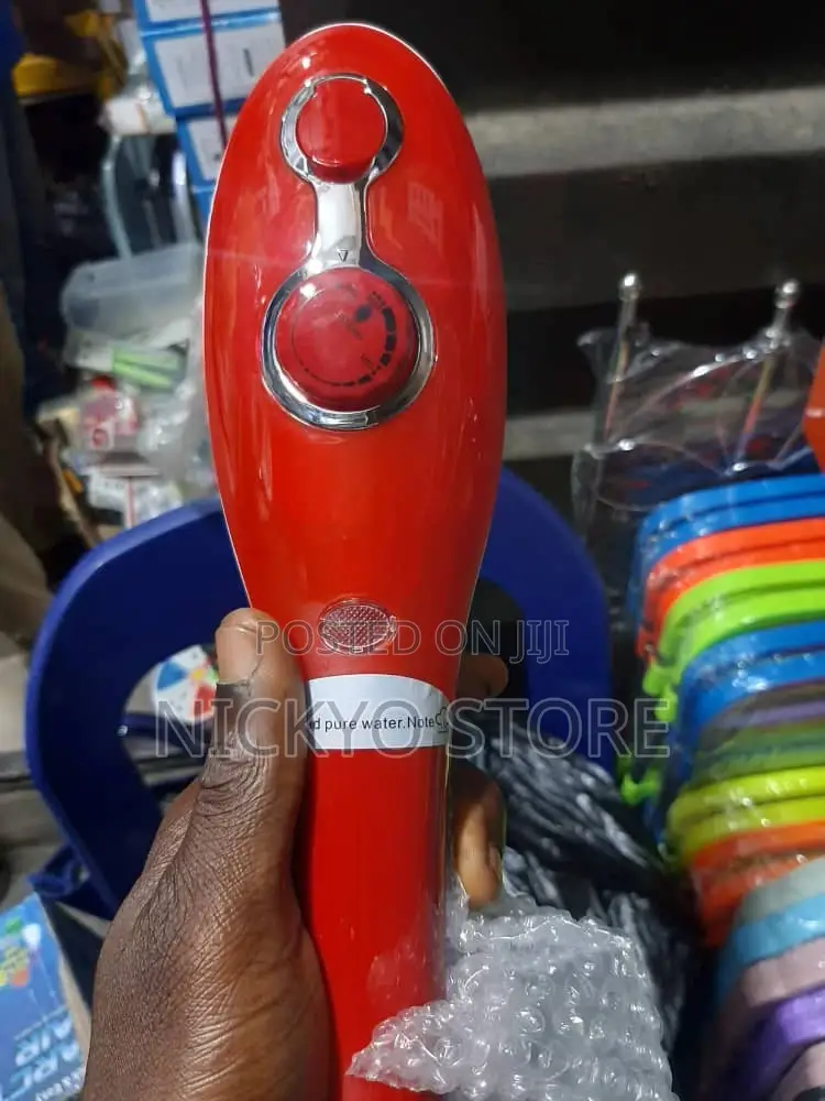 Red Steam Iron