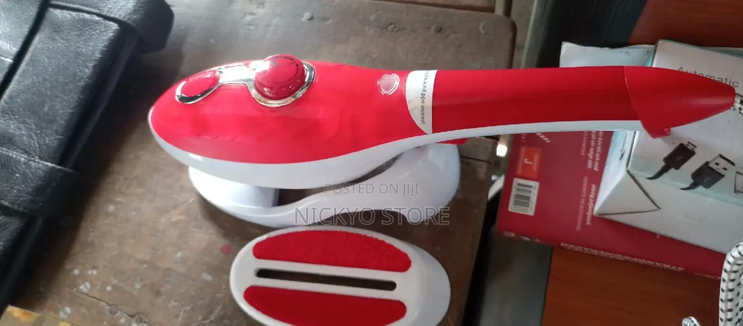 Red Steam Iron