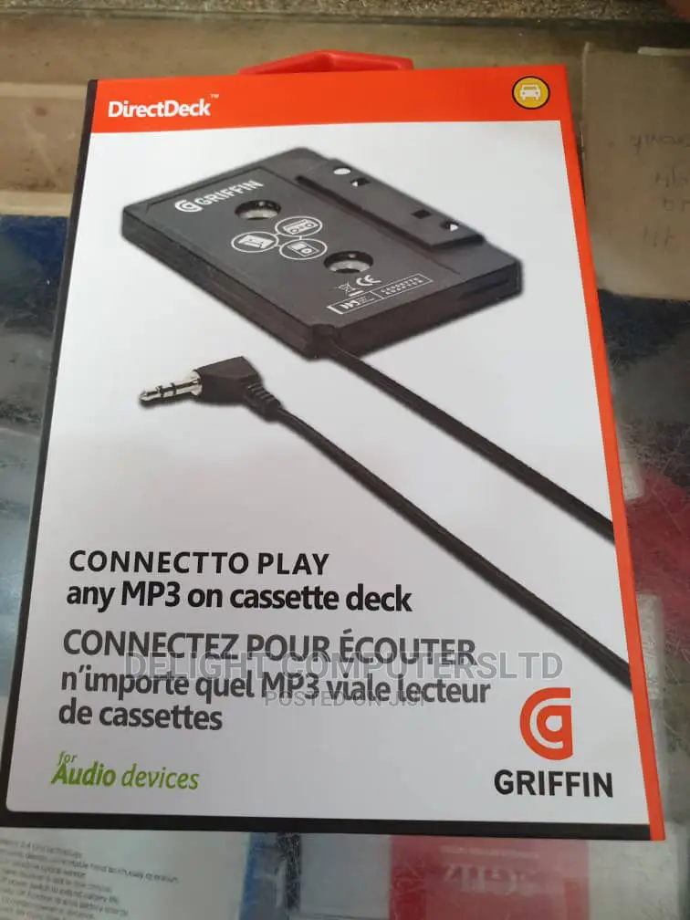 Car Cassette Adapter for iPhones, iPad, iPod O