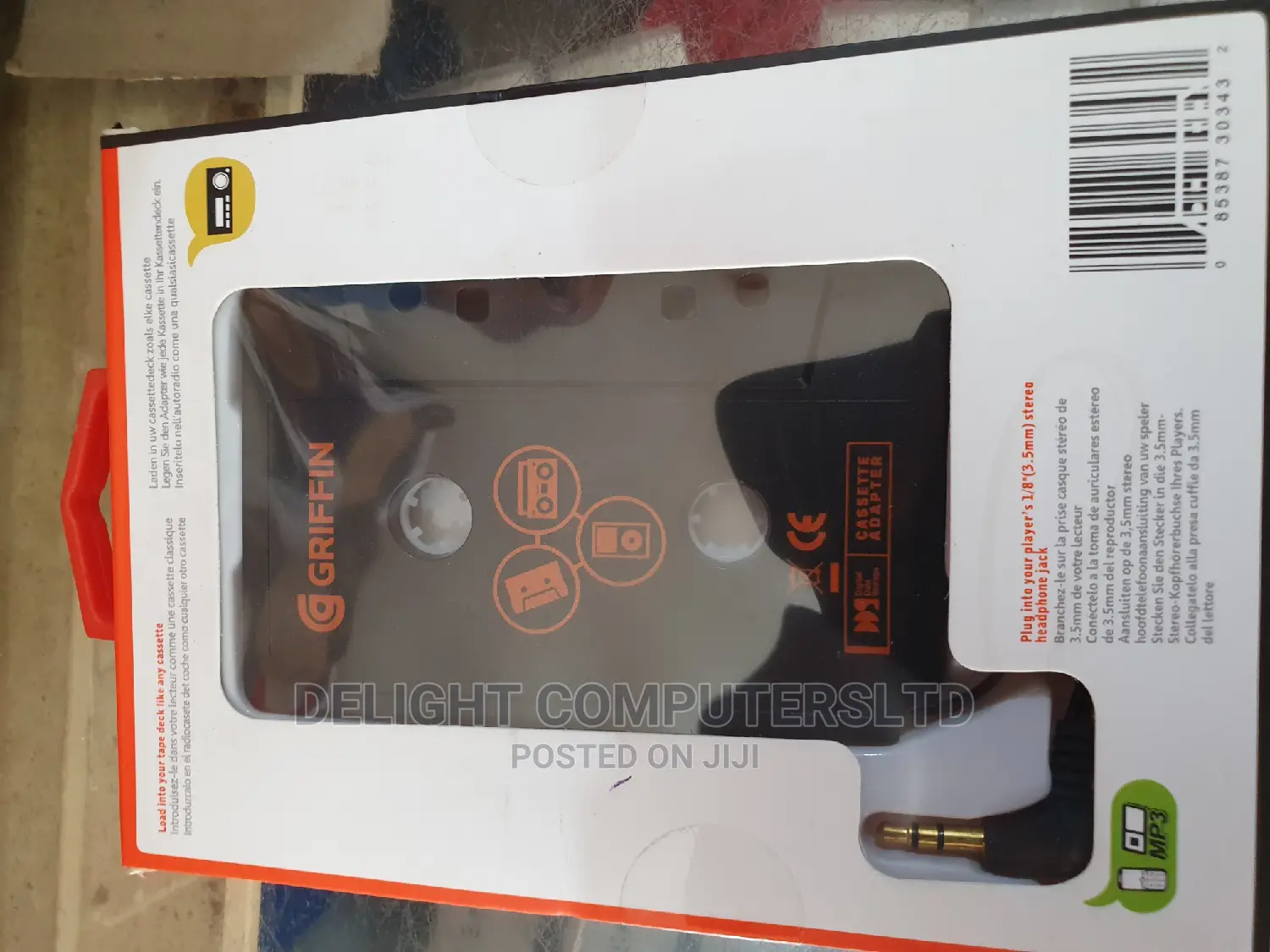 Car Cassette Adapter for iPhones, iPad, iPod O