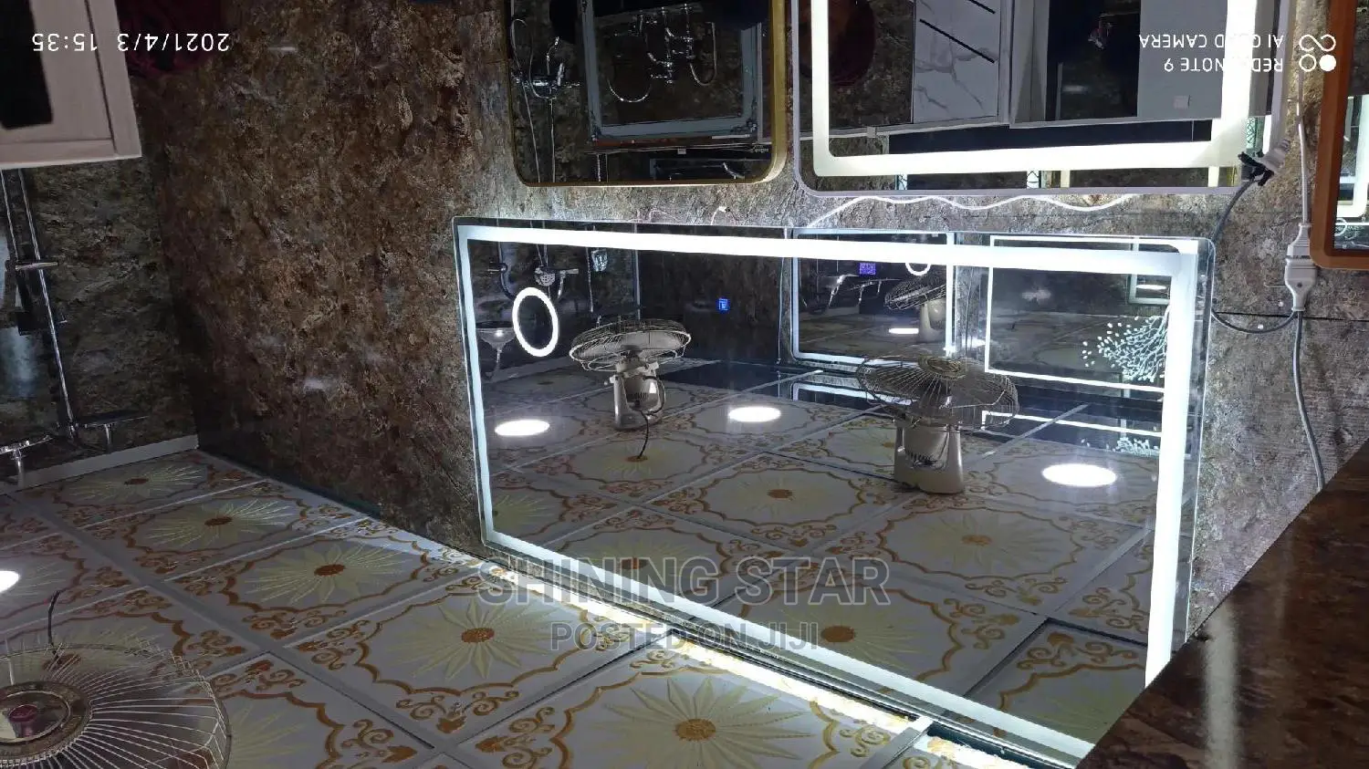 Executive Wall Mounted LED Dressing Mirror.