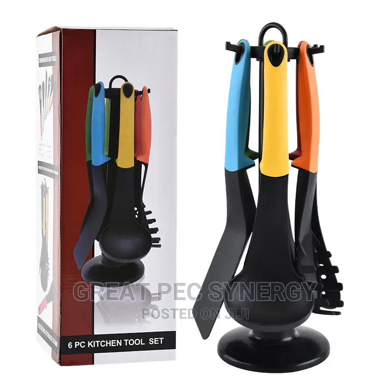 Non Stick Cooking Spoon Set (Multi Colored)