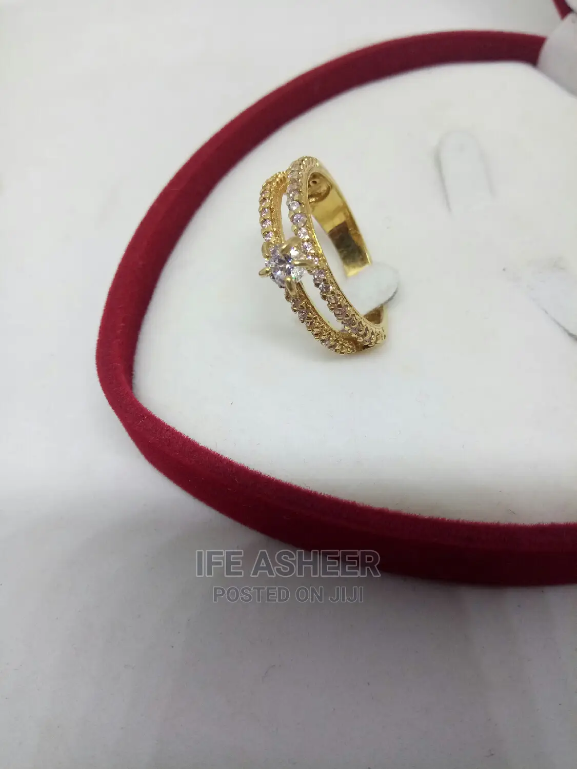 Exotic Real Romanian Gold Proposal/Engagement Ring 021