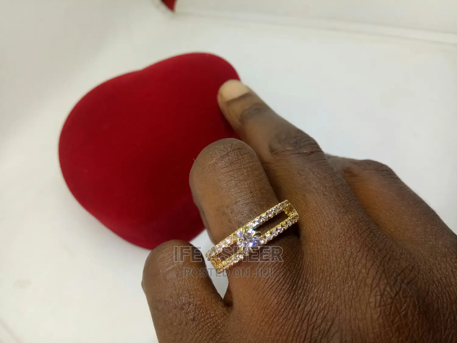 Exotic Real Romanian Gold Proposal/Engagement Ring 021