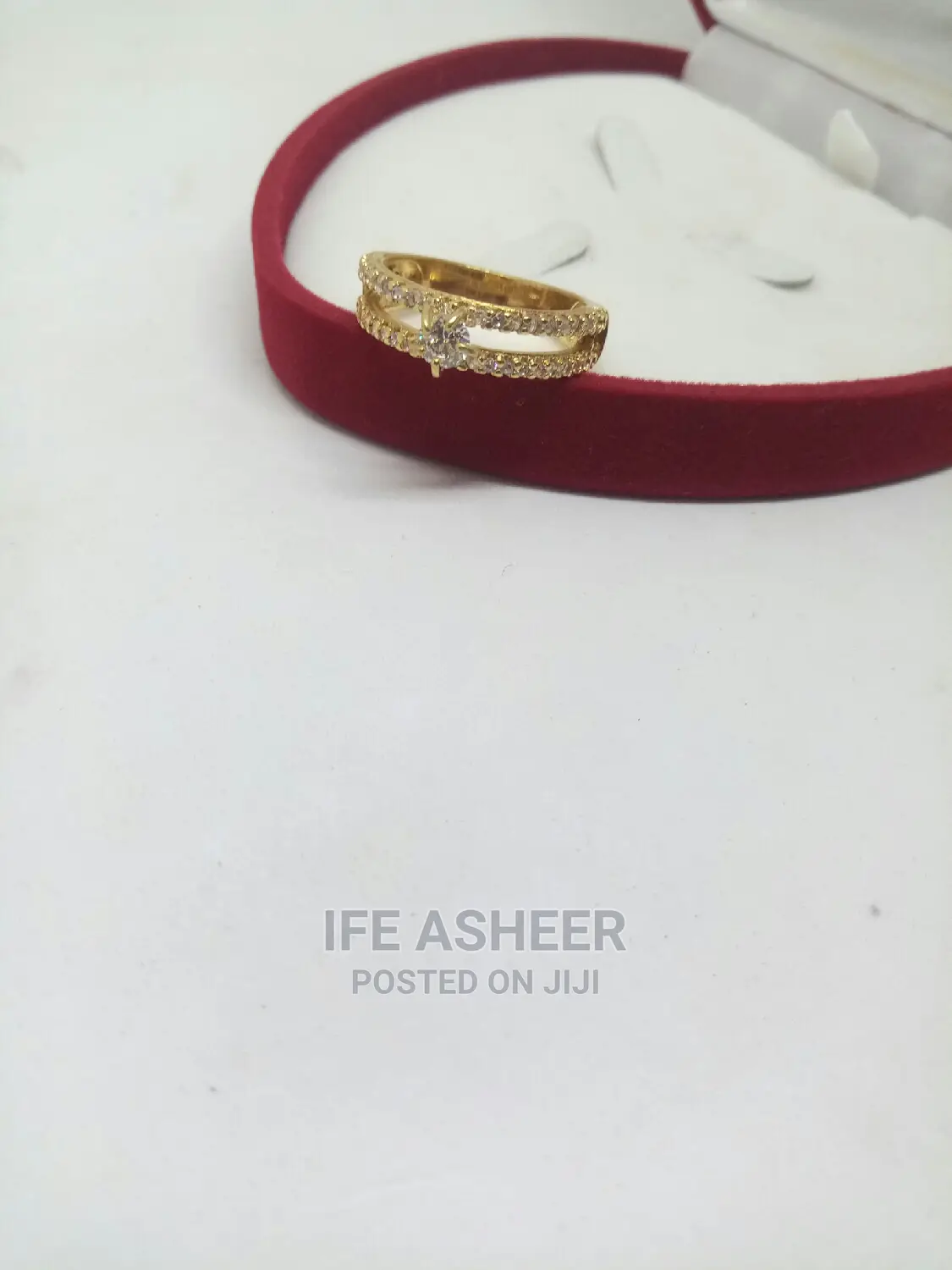 Exotic Real Romanian Gold Proposal/Engagement Ring 021