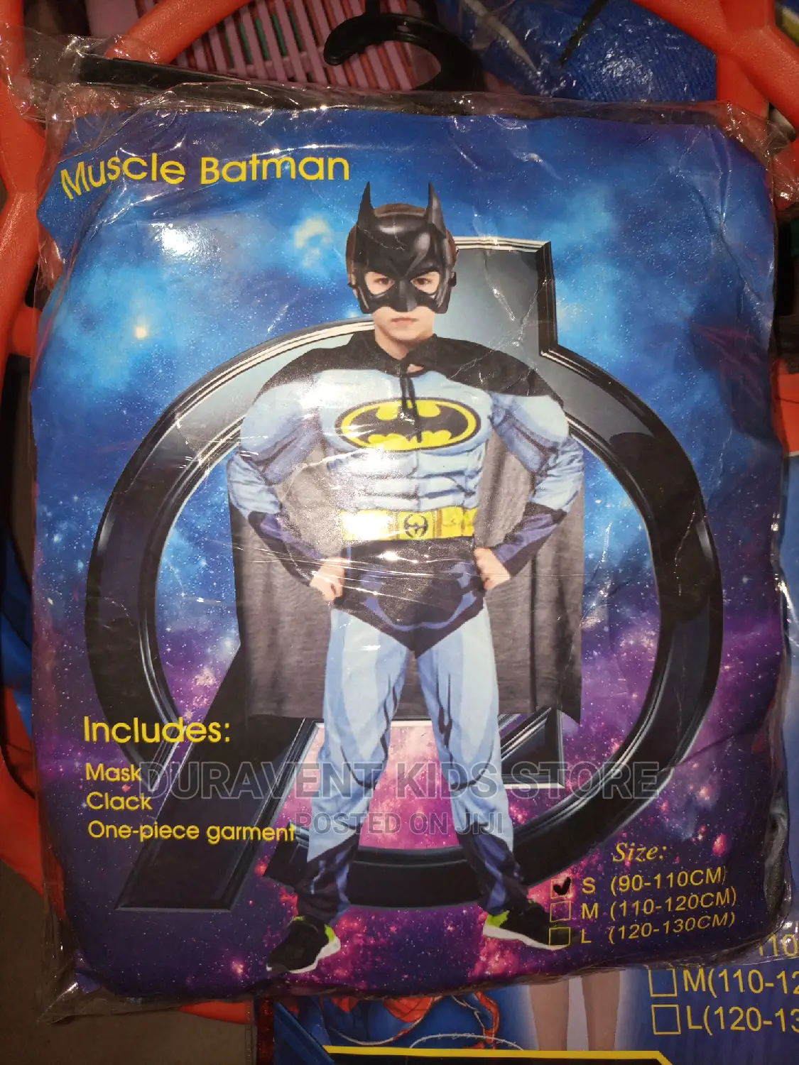 Kids Muscle Padded Batman Costume