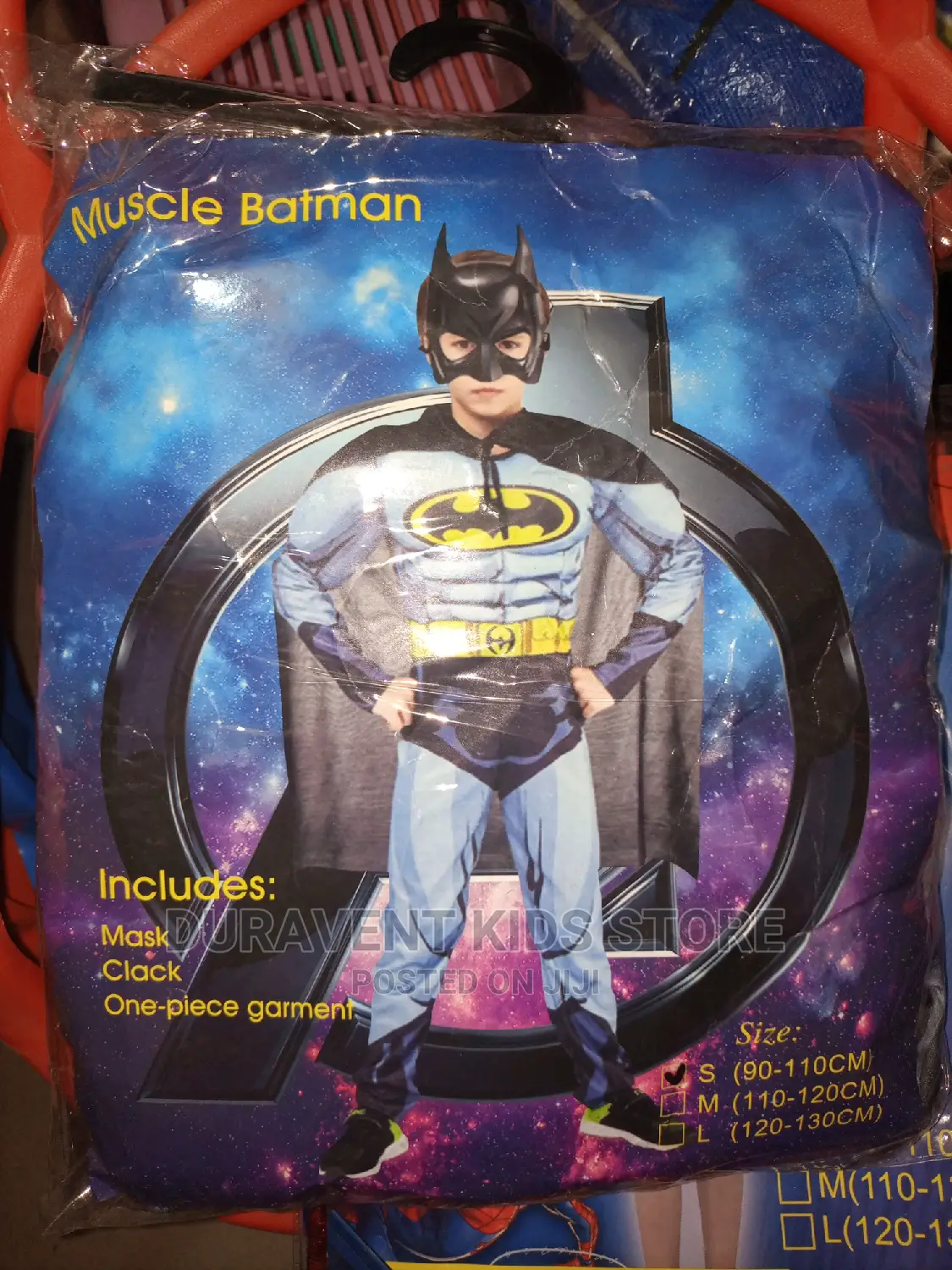 Kids Muscle Padded Batman Costume