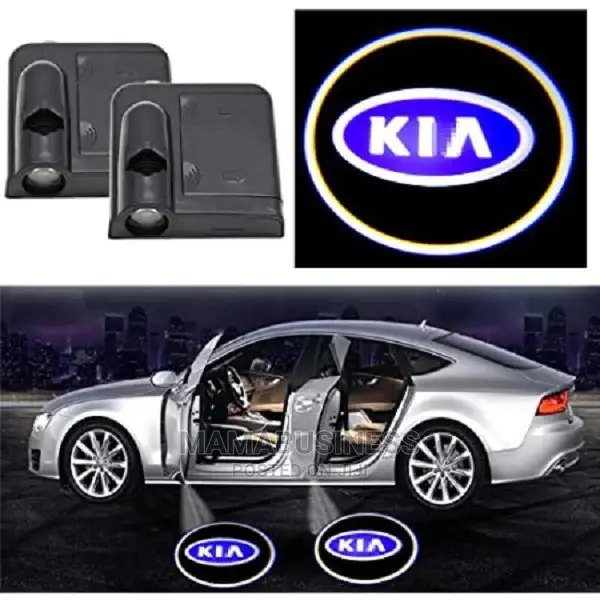 2 PCS Wireless Car Door Led Welcome Laser Projector Kia Logo