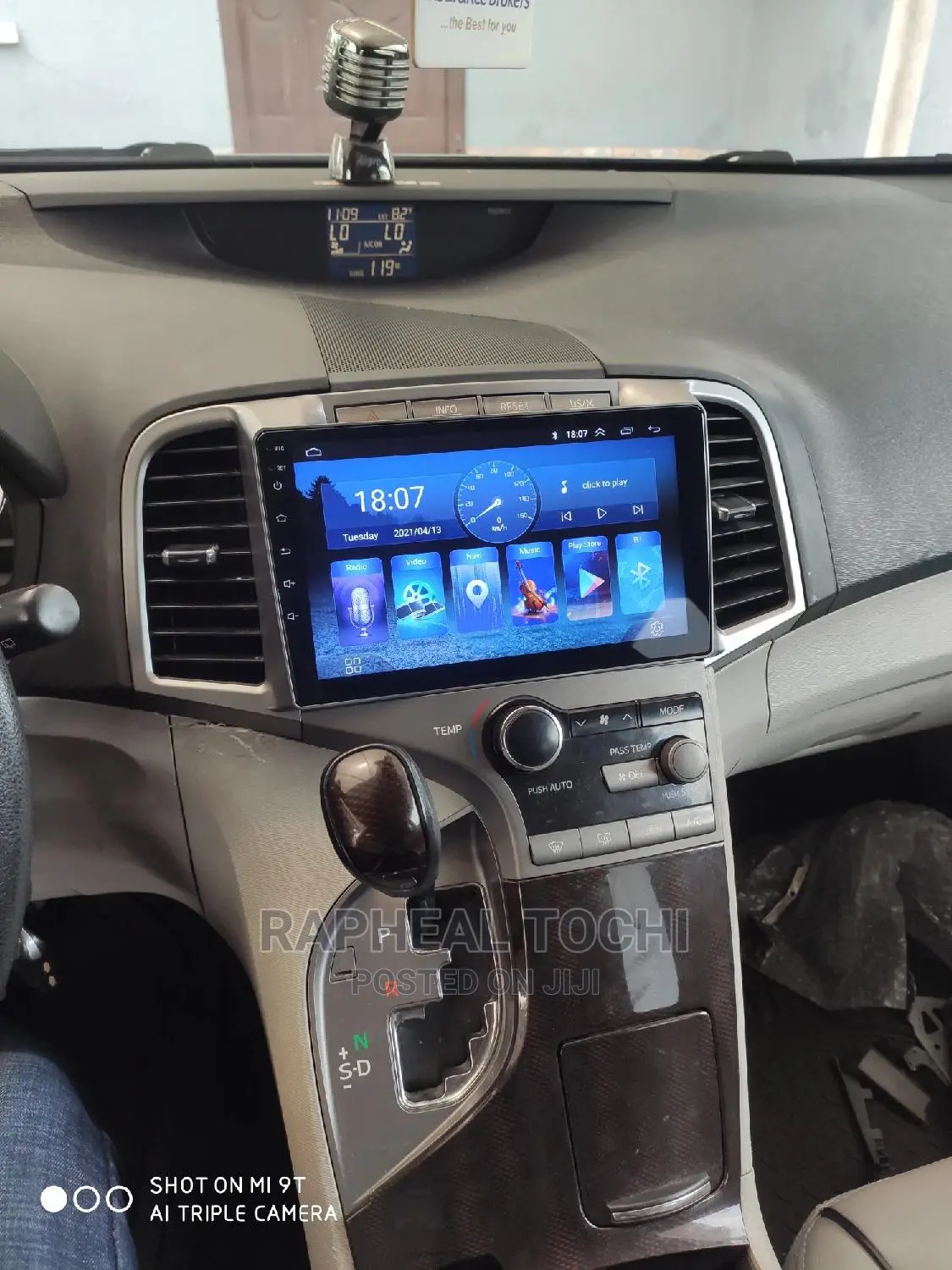 Toyota Venza Android Car Player With Reverse Camera