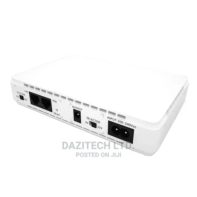 POE 430p Mini DC UPS for Router 9v 12v 15v 24v