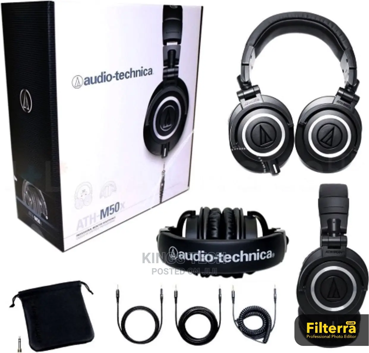 Ath-M50x Audio Technica Professional Monitoring Headphone
