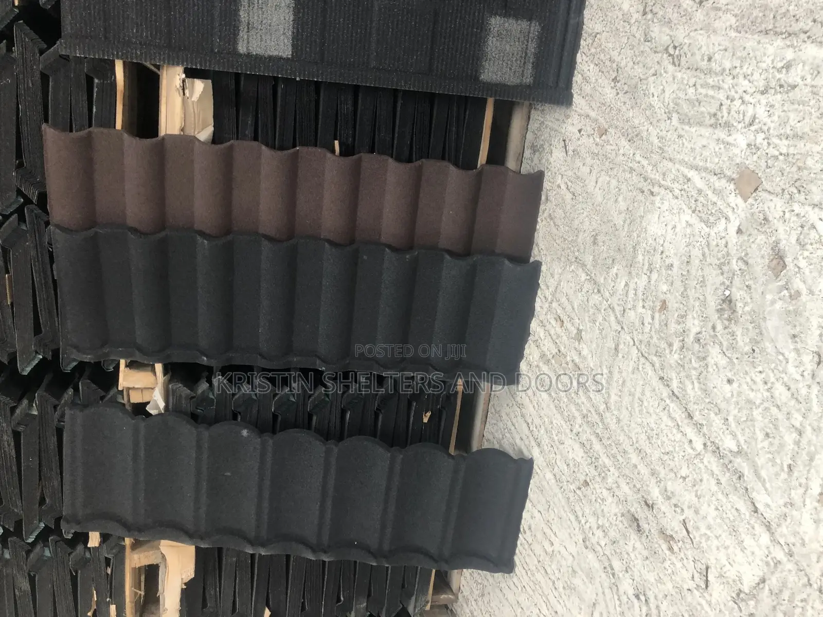 Brown Classic Stone Coated Roof In Lagos