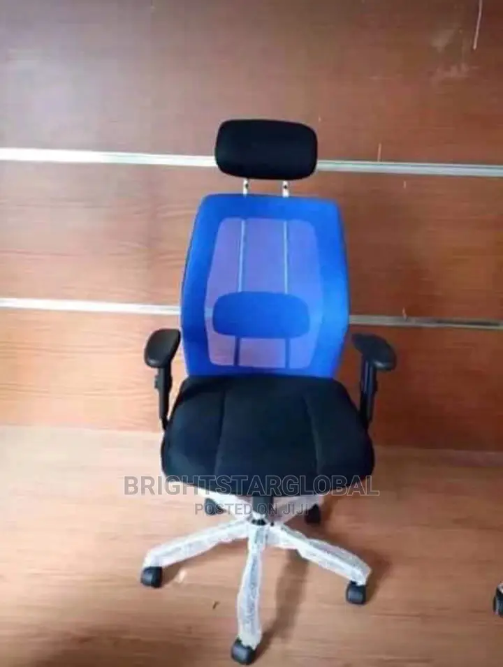 Office Chair Mesh (Venti) Headrest and Adjustable Handle