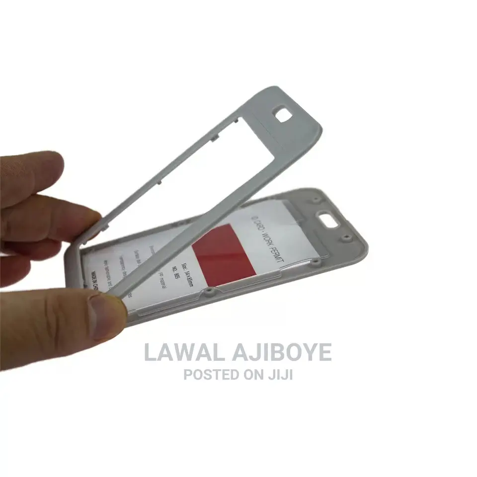 10pcs Color ID Card Holder Plastic Badge Holder Name