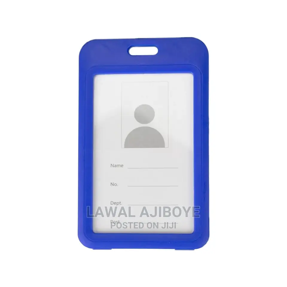 10pcs Color ID Card Holder Plastic Badge Holder Name