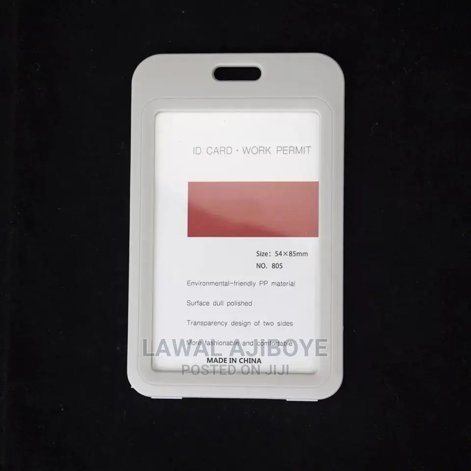 10pcs Color ID Card Holder Plastic Badge Holder Name