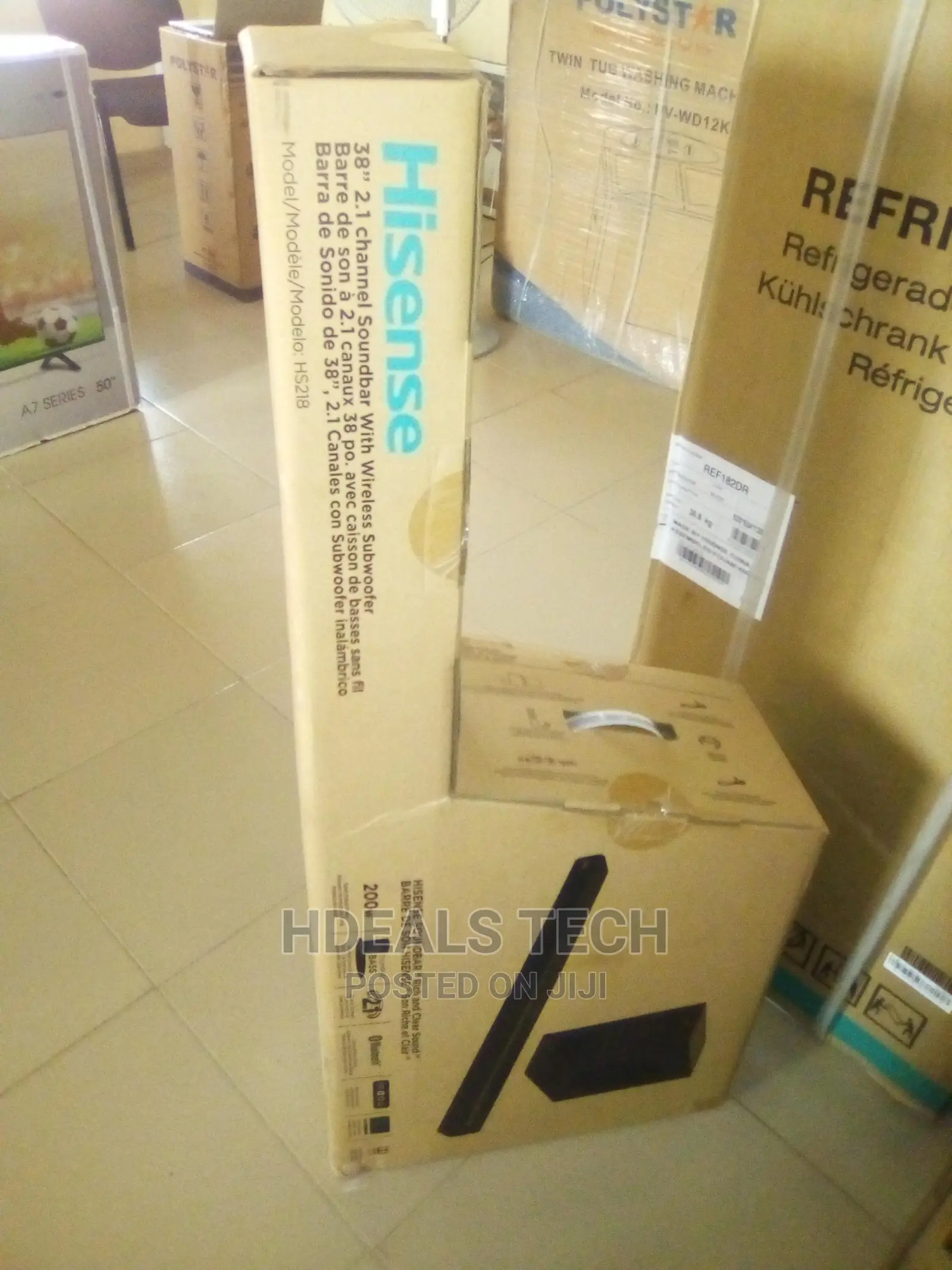 Hisense Audio Sound Bar Aud HS218 200watt Woofer, Bluetooth