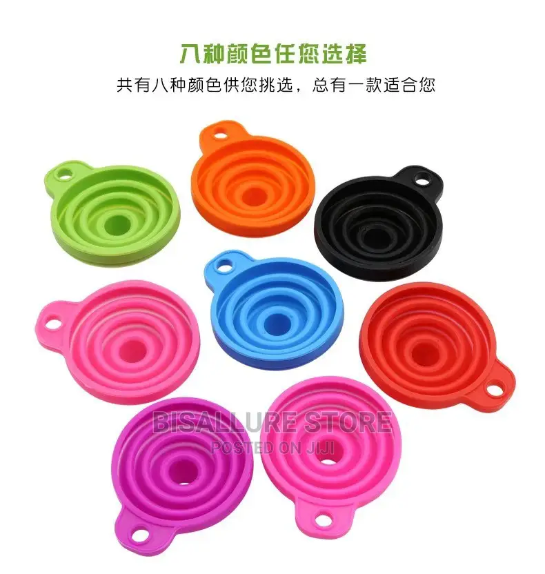Collapsible Silicon Home and Car Funnel