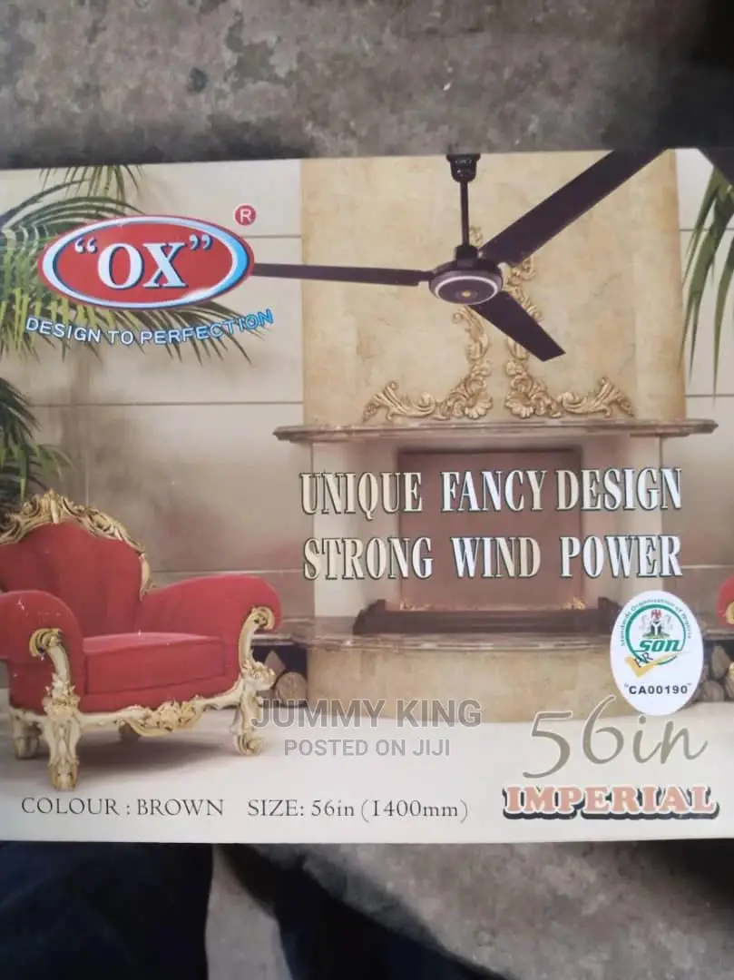 Ox Ceiling Fan Imperial 56" - Brown
