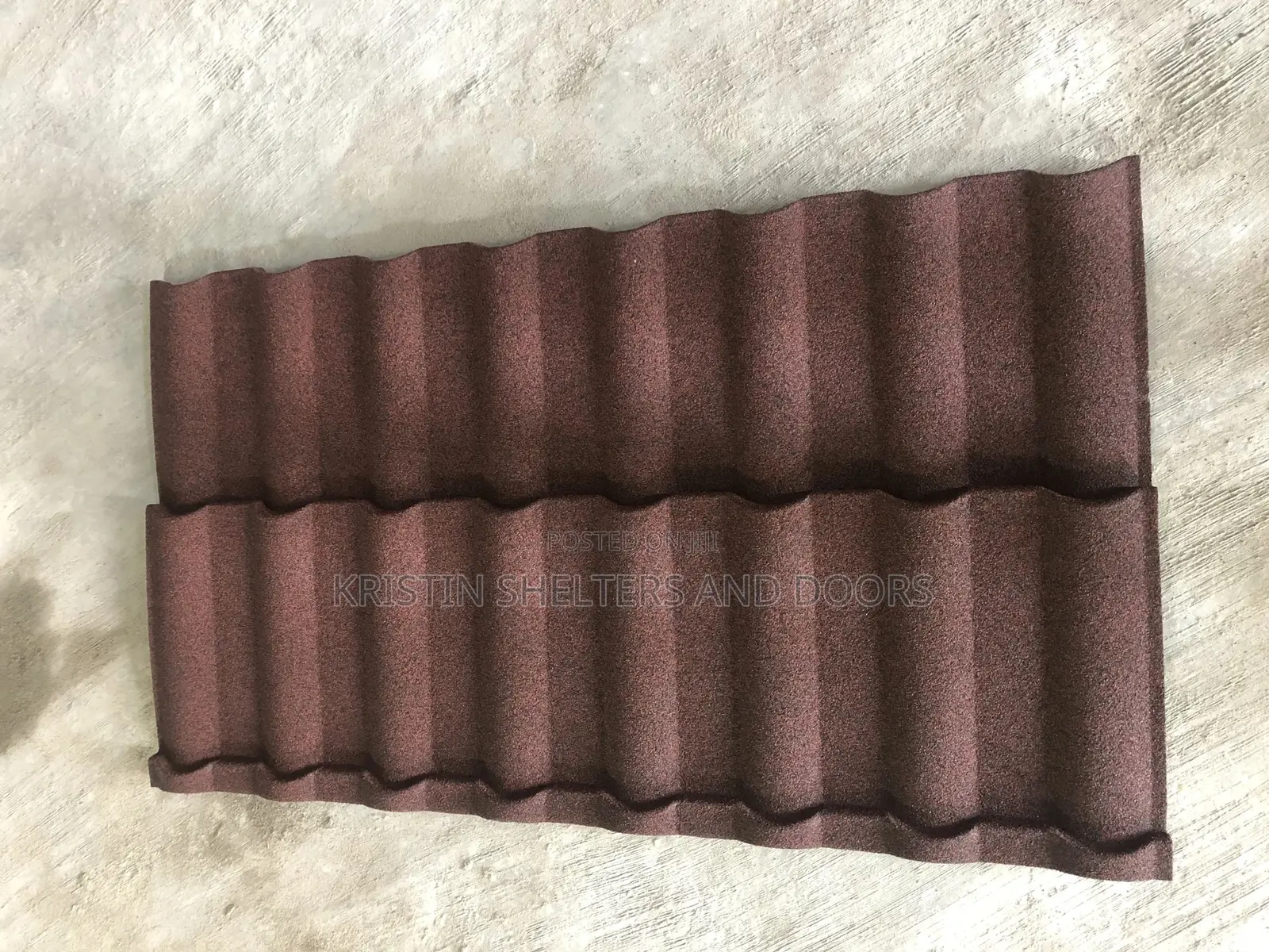 Horse Blood Milano Stone Coated Roofing Sheet