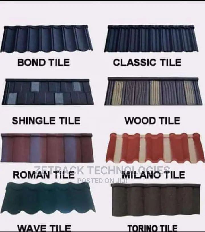 Different Colours and Designs of Stone Coated Sheets