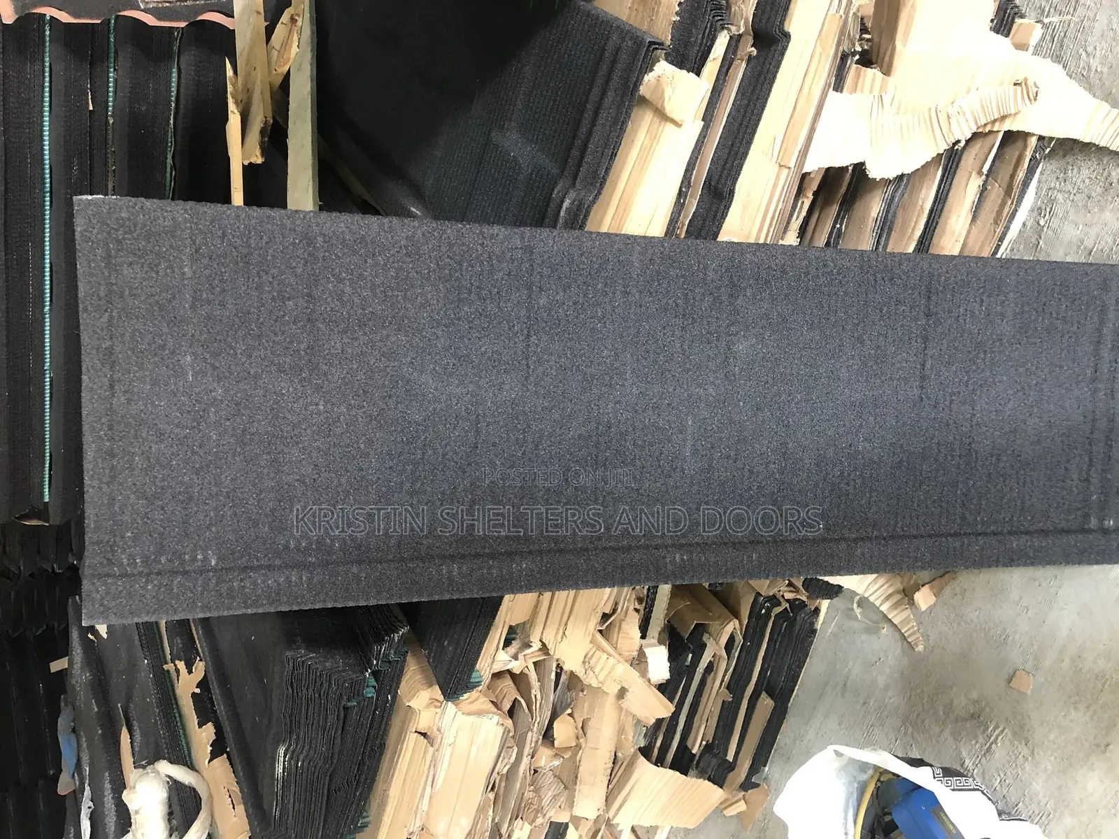 Pure Black Stone Coated Roofing Sheet Enugu