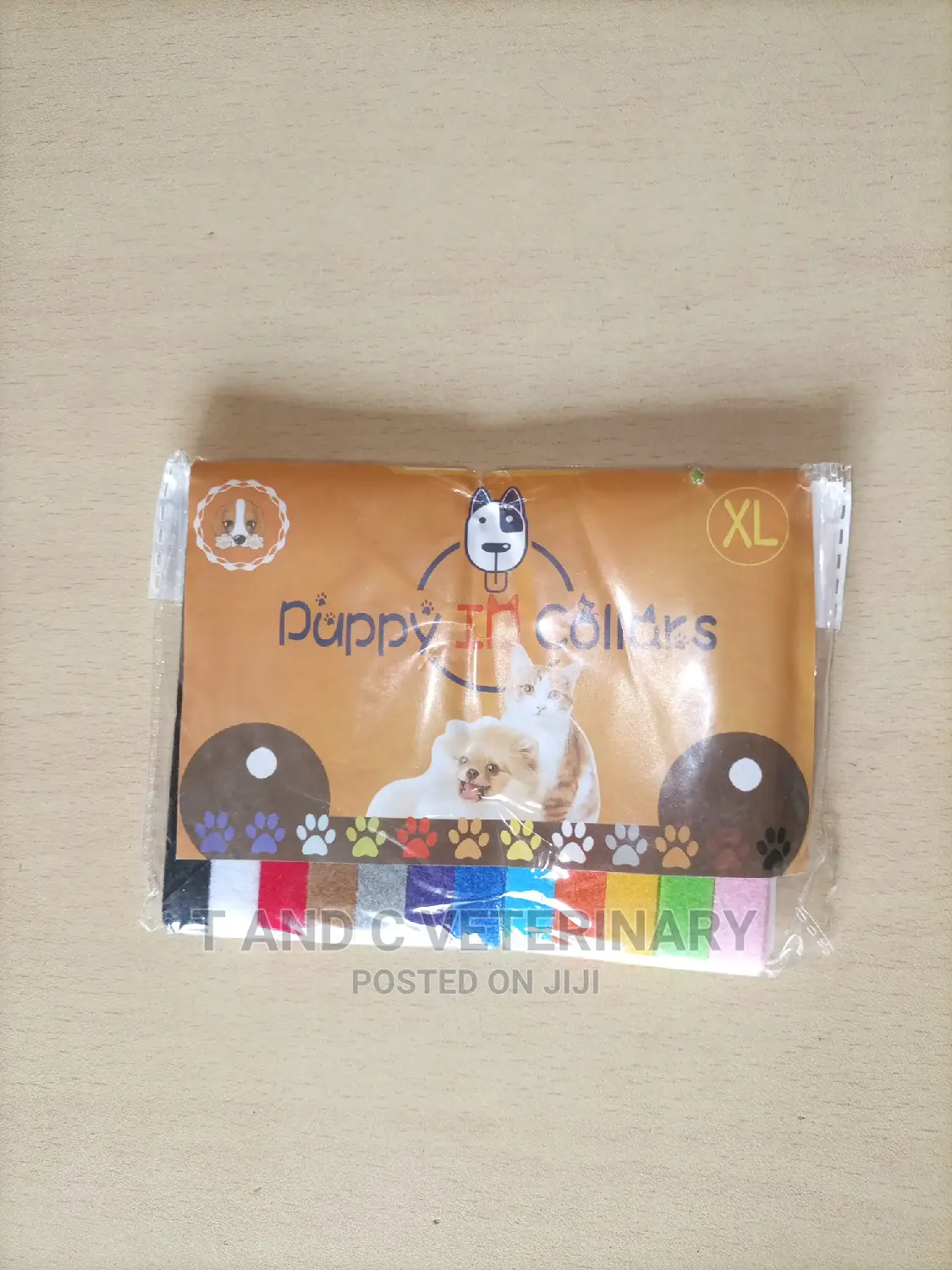 Multicolor Puppy Identify Band Collars
