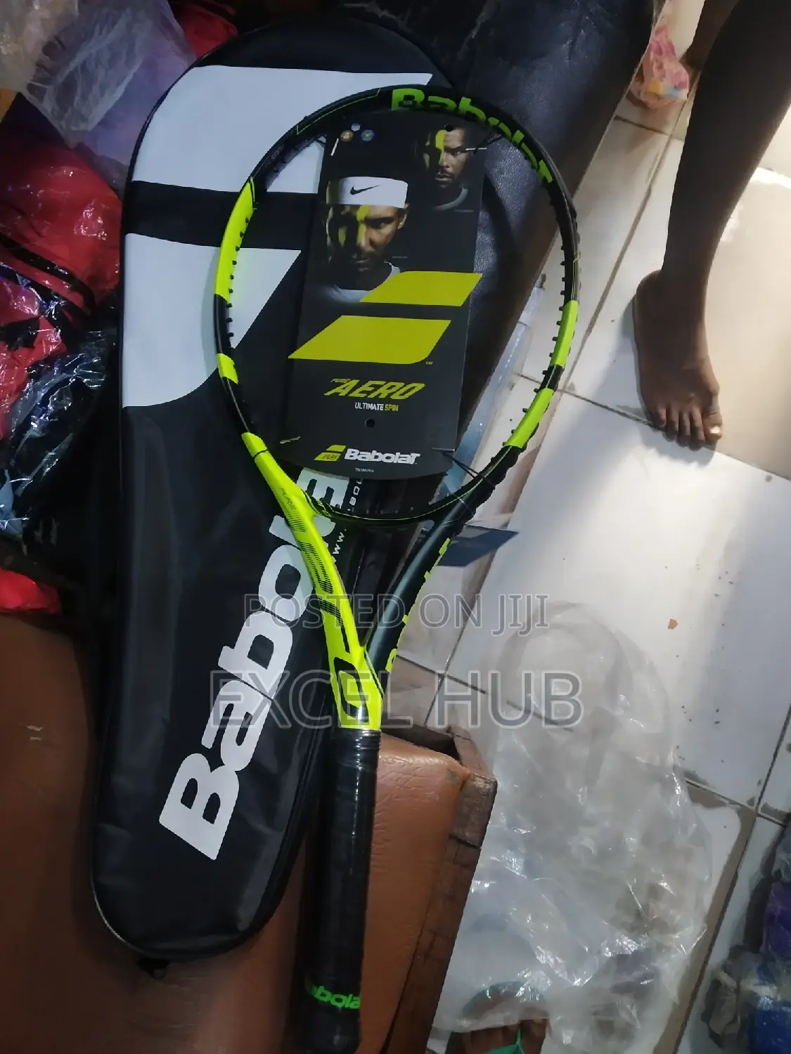 Babolat Pure Aero Green and Black 575