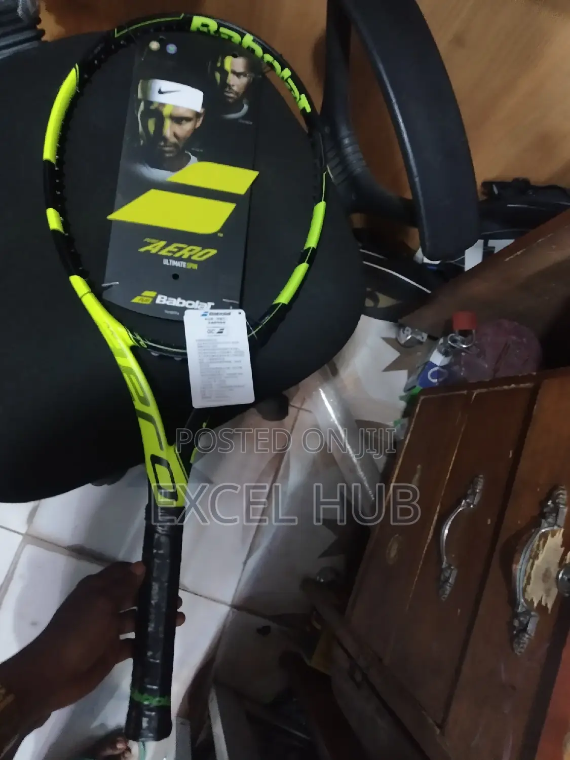 Babolat Pure Aero Green and Black 575