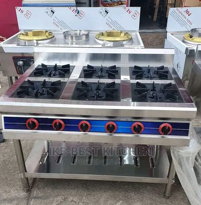 6 Burner Industrial Cooker