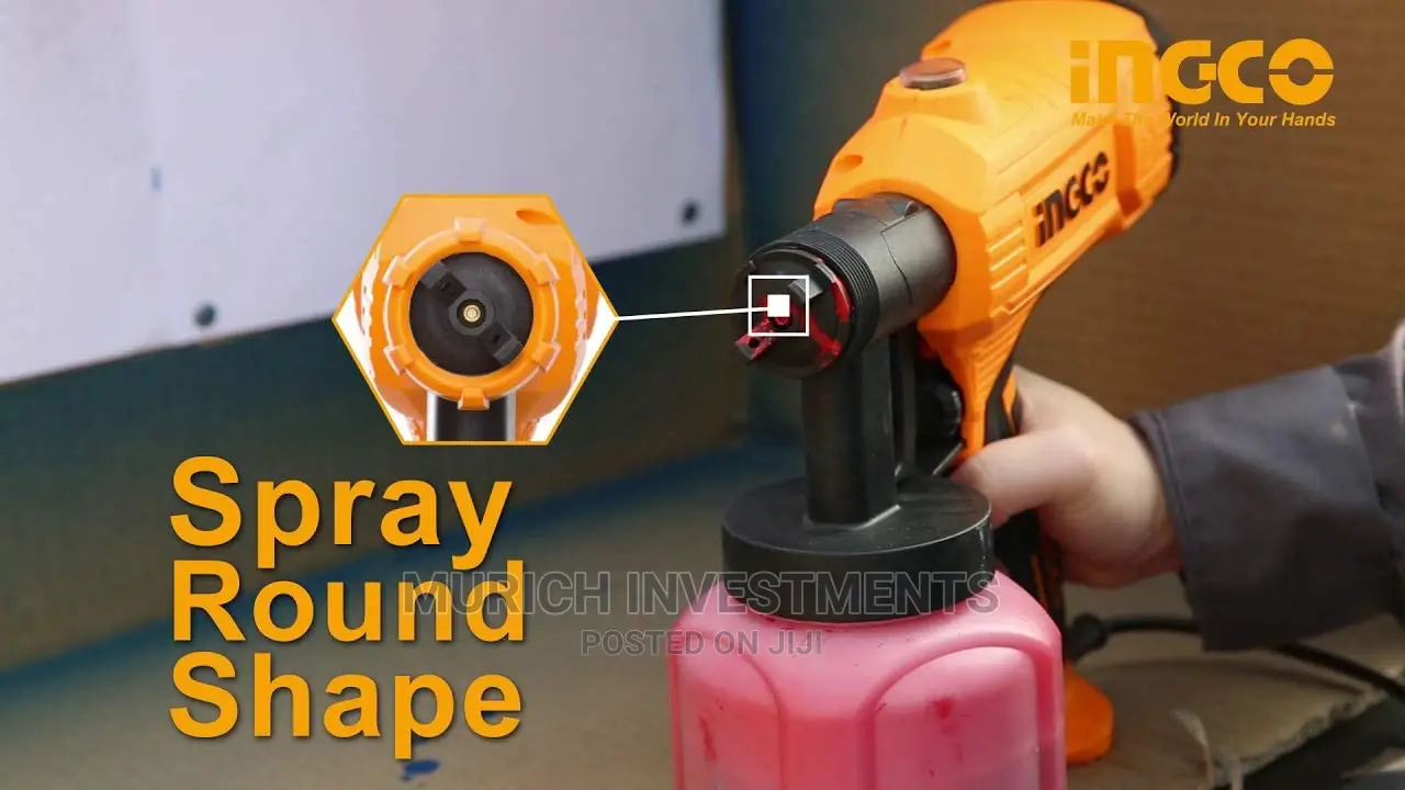 Ingco Metal 450W Hvlp Floor Based Electric Paint Spray Gun