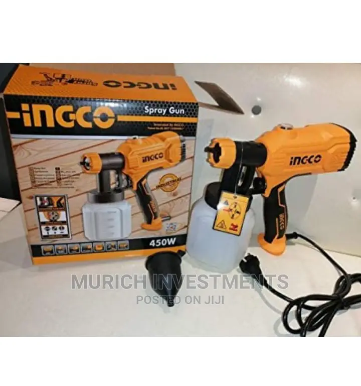 Ingco Metal 450W Hvlp Floor Based Electric Paint Spray Gun