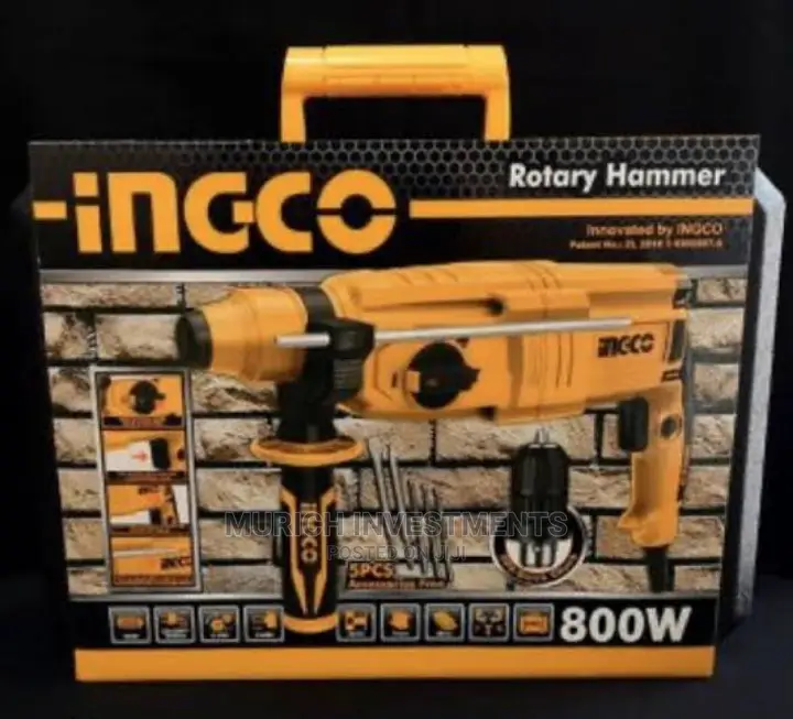 3 in 1 26mm Rotary Hammer 800w With Chuck