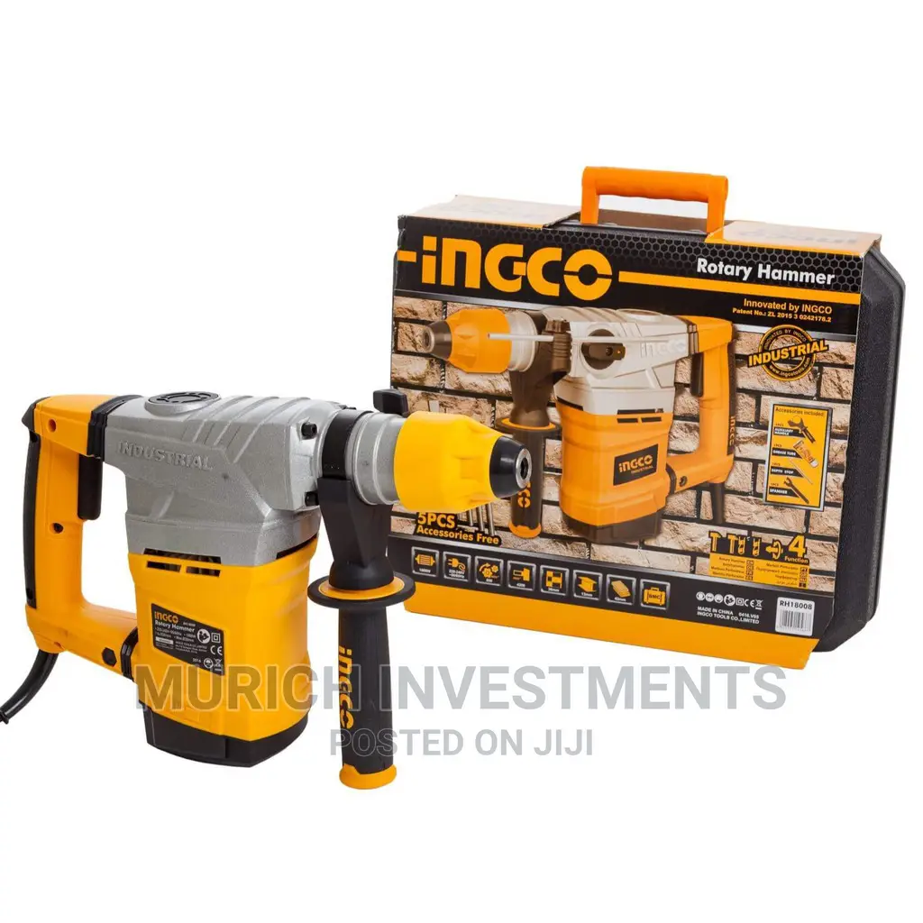 Industrial Rotary Hammer Drill 36mm 1800W